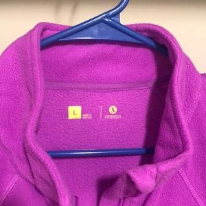 Xersion fleece half-zip (pink/purple)